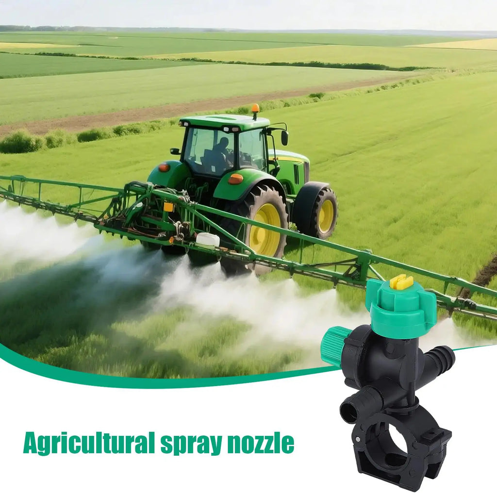 Misting Nozzles 4 Piece Fan Shaped Agricultural Spray Nozzles External Thread Mist Sprayer for Greenhouse Garden Watering Lawn