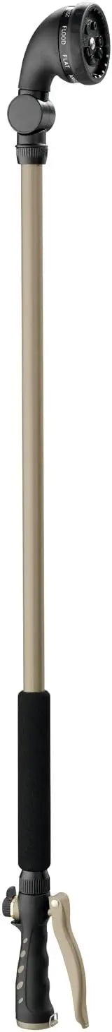 Turret Wand with Ratcheting Front Trigger and 10 Spray Patterns for Efficient Car Washing