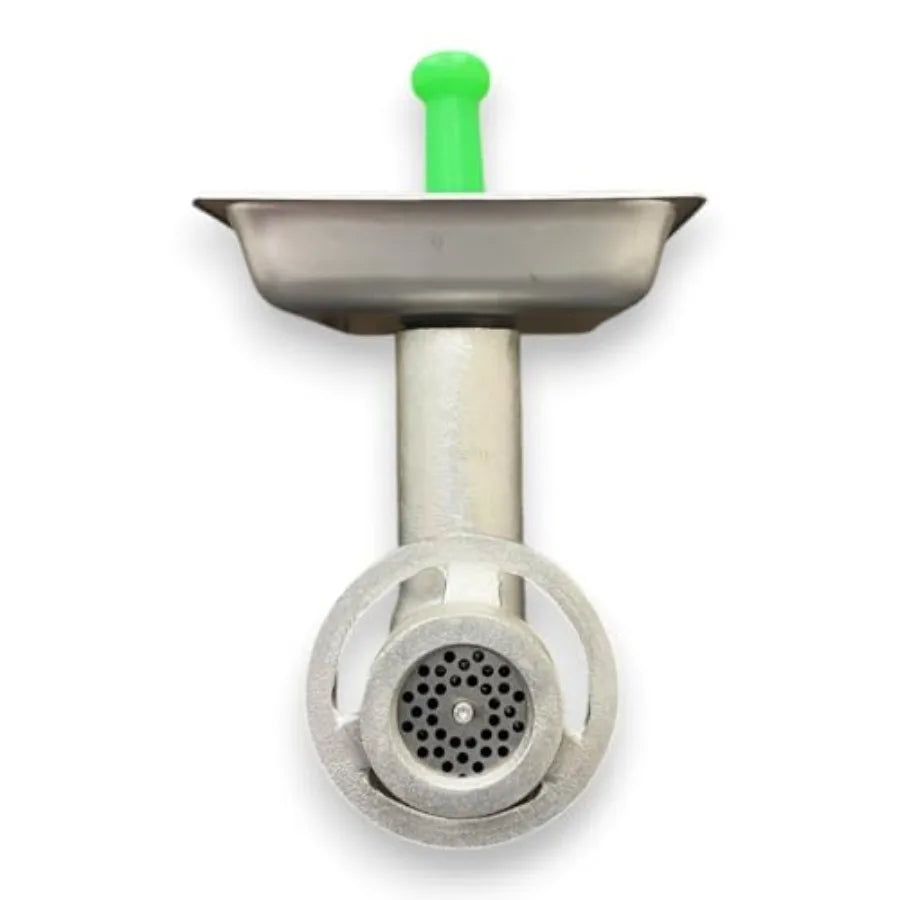 ALFA 12 H CCA Complete 12 Meat Grinder Attachment for Hobart Style Power Hubs Stainless Steel Silver Heavy Duty Grinding Capaci