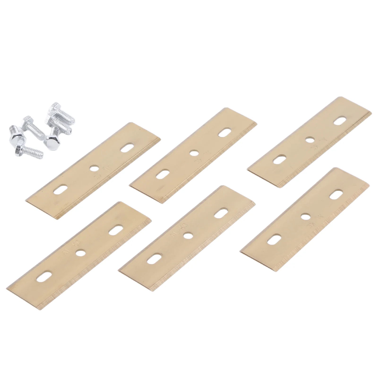 6 Pack Grass Trimmer Blade Garden Shredder Blade Chipper Knife with Screws Fit for ALKO Robolinho Lawn Mowers Replacement