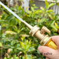 2pcs/set Brass Garden Hose Nozzle-Durable Metal Lawn&Car Sprinkler with Standard Us Thread Connector