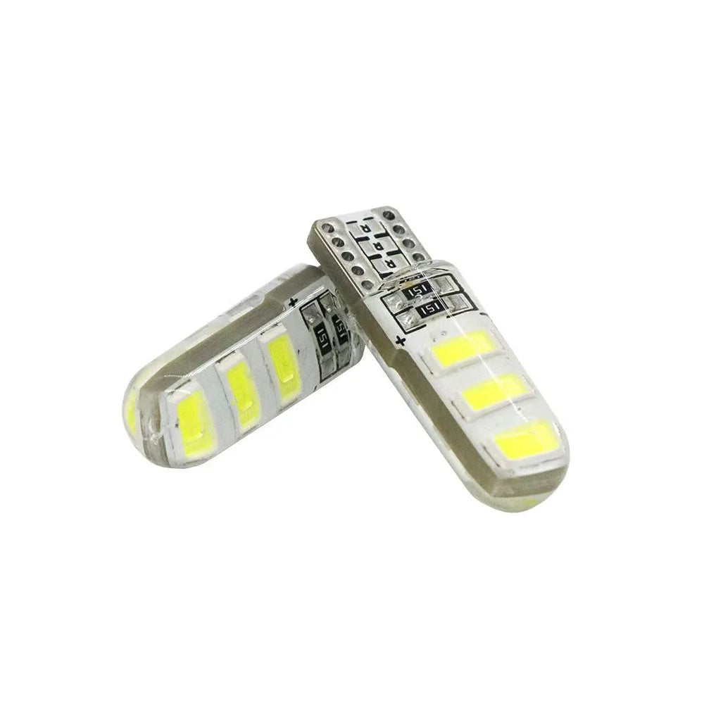 10pcs LED T10 Strobe Lights Car Lamp W5W Canbus Flashing Signal Bulbs For Car Width Light Stroboscopic Clearance Indicator 12V