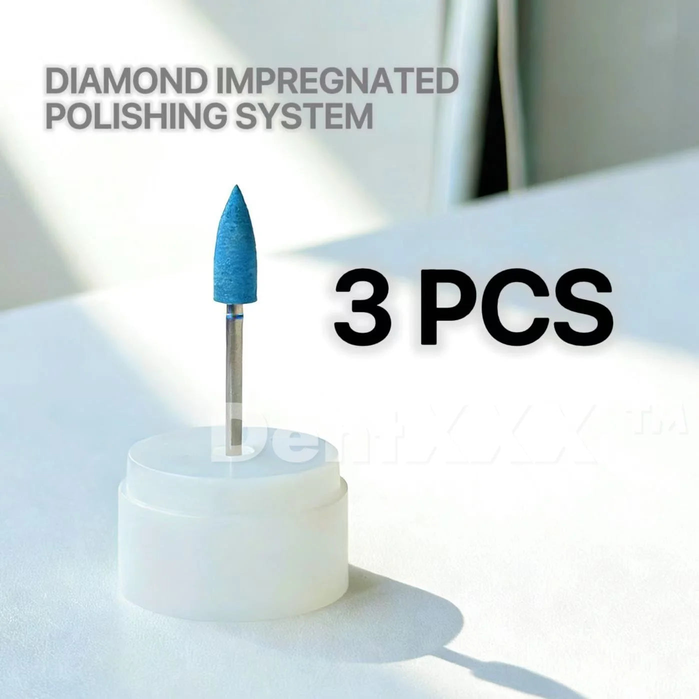Diamond Polishing Head Grit MEDIUM 2.35MM FOR FINISHING AND POLISHING