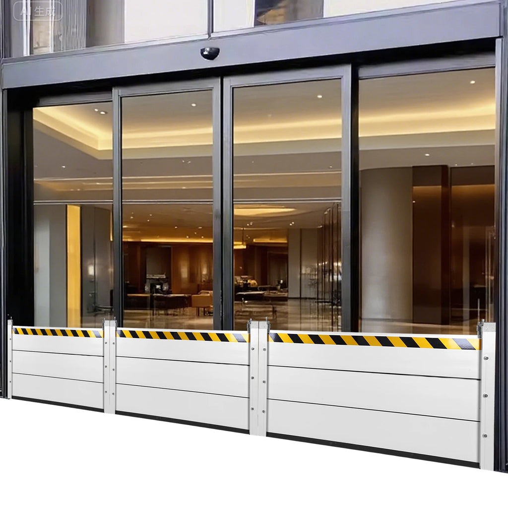 Heavy Duty Flooding Protect Baffle Reusable Temporary Flood Control System Stackable for Gates/Subways/Factories/Garages/Roads