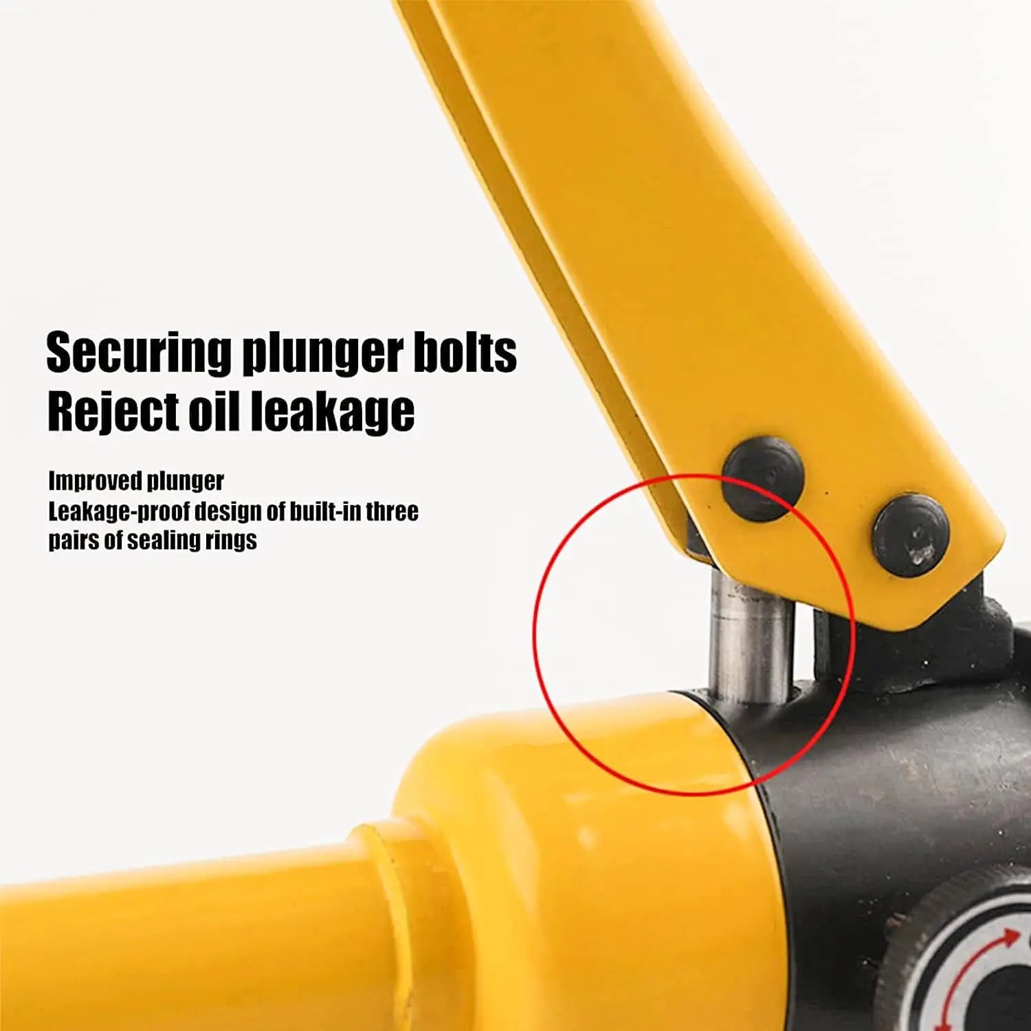 16T Hydraulic Crimping Tool for Battery Cables, 8 AWG to 600 MCM, with 13 Dies and 0.87 Inch Stroke