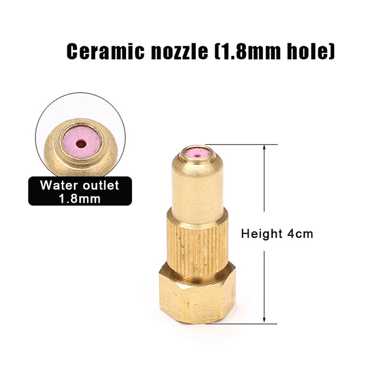 Agricultural Irrigation Nozzle 16*41*8MM Adjustable Pottery Nozzle Pottery Adjustable Spray Effortless Installation