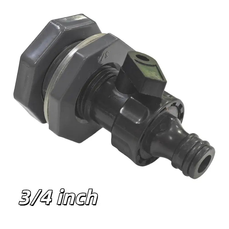 1 Set 3/4 Inch Rain Bucket Valve Fittings Connectors PVC Rain Bucket Diverter Kit Water Pipe Fittings Home Spray Gun Accessories