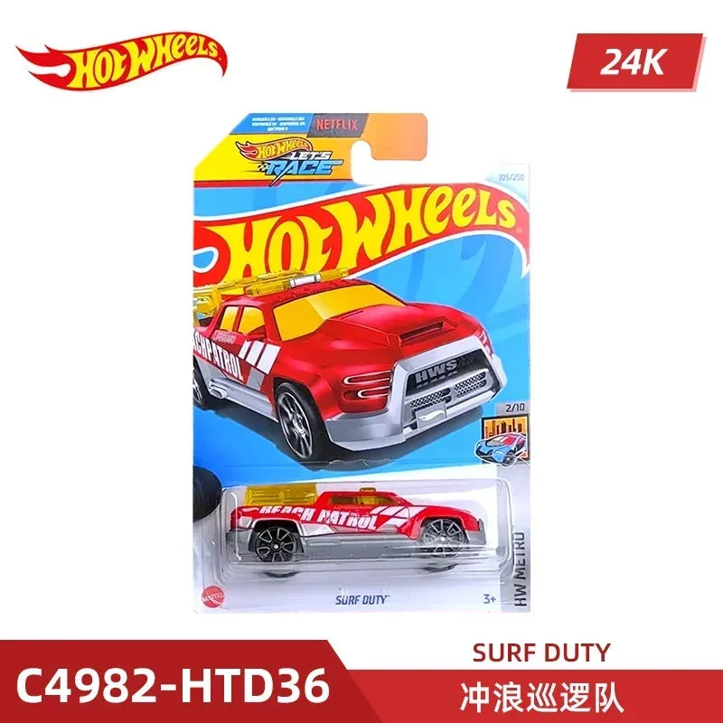 2024 C4982 Case K Original Hot Wheels 1/64 Miniatures Cars Hoteelws Model Car Hotweheels Hotwheels Vehicle Toys Model Scale Cars