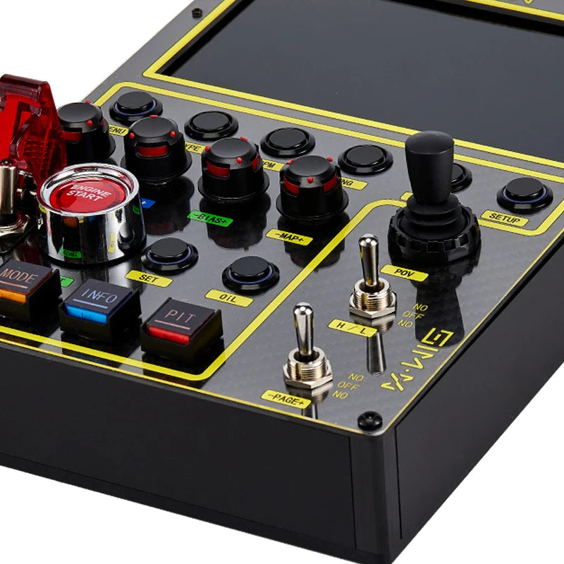 Racing Simulation Control Box Controller Multi-Function Control Button Box for Fanatec Thrustmaster emulator central for SIMAGIC