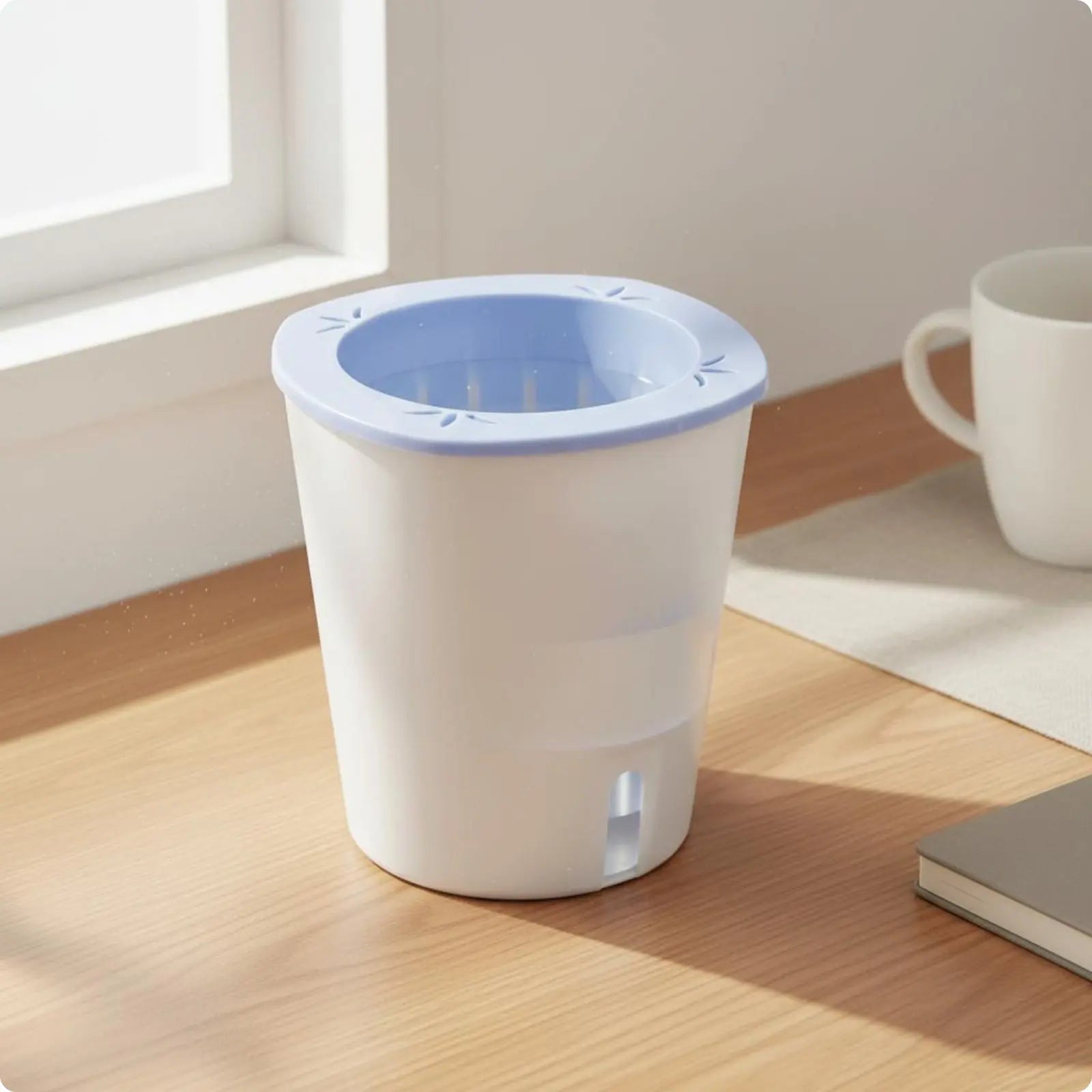 Self Watering Planter Easy to Clean Self Watering Pot Water Reservoir Planter Non Garden Container Resistant