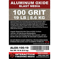 #100 Aluminum Oxide - 19 LBS - Medium Sand Blasting Abrasive Media for Blasting Cabinet and Blasting Guns.