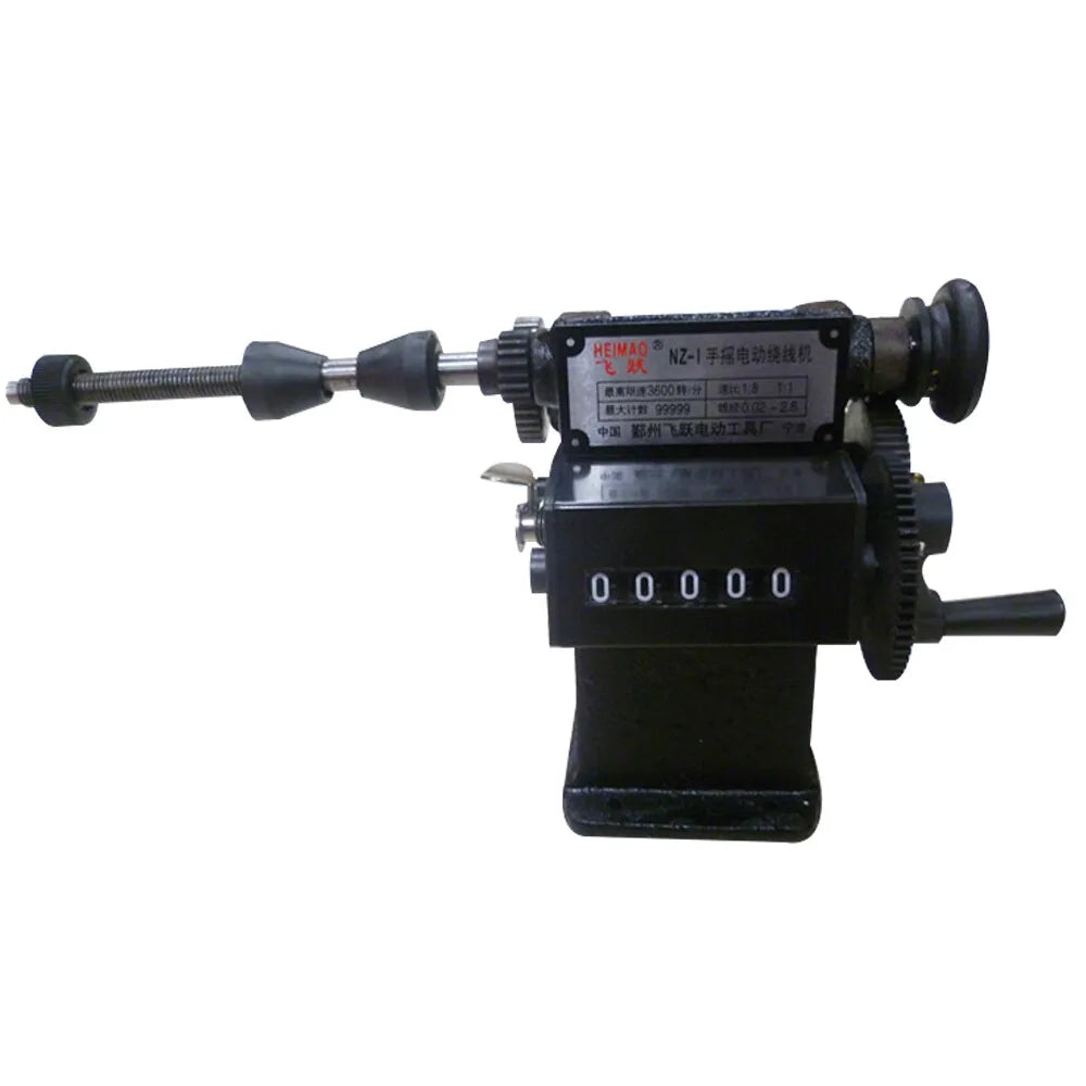 Manual Coil Winder Hand Operated Winding Machine Dual Purpose Counting 0 99999 For Electrical Projects