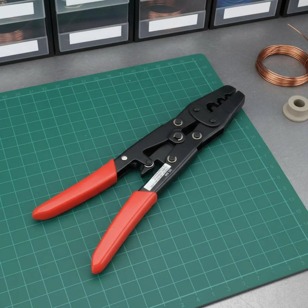 Ratchet Crimping Plier Labor-Saving Wire Connector Crimping Tool Terminal Crimper Easy to Use Wiring Pliers for DIY Hobbyists