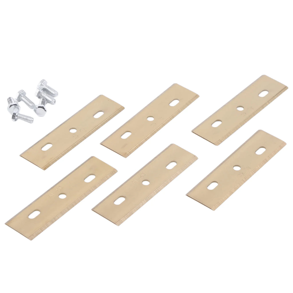 6 Pack Grass Trimmer Blade Garden Shredder Blade Chipper Knife with Screws Fit for ALKO Robolinho Lawn Mowers Replacement