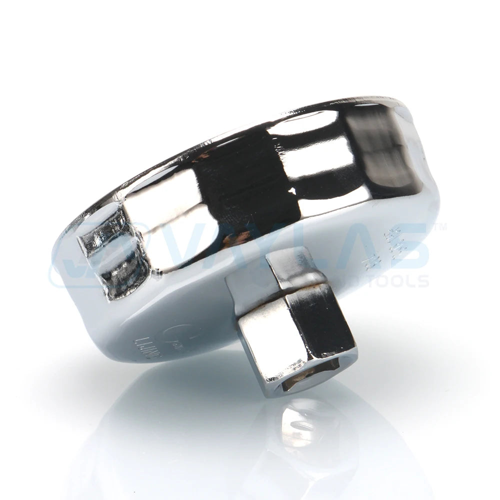 1/2" Square Dr. Steel 72mm-73mm Oil Filter Wrench Cap Housing Tool Remover 14 Flutes Universal For LEXUS PREVIA CROWN