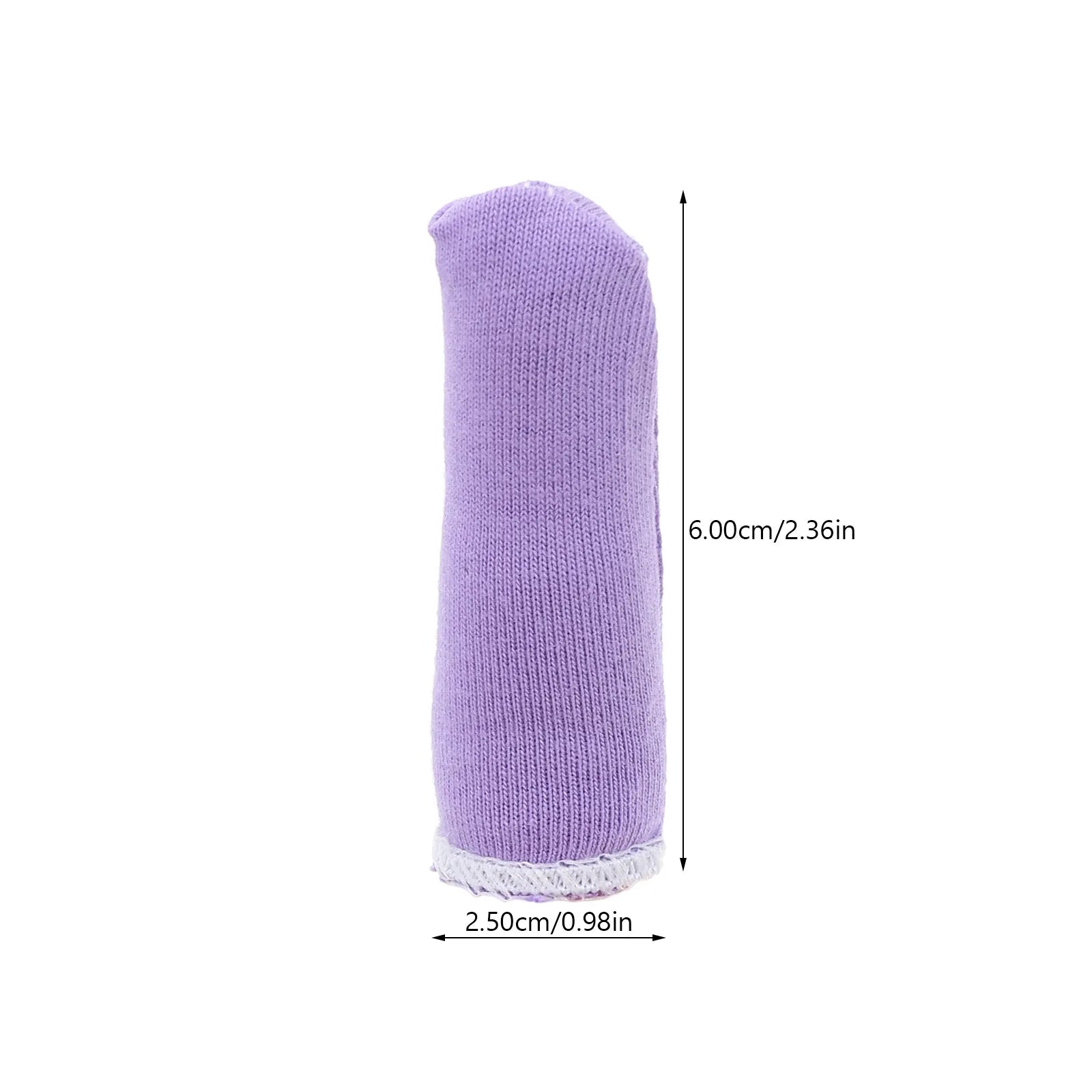 100Pcs Protective Finger Covers Cotton Finger Protectors Breathable Wear Resistant Gloves for Working Craft Gardening