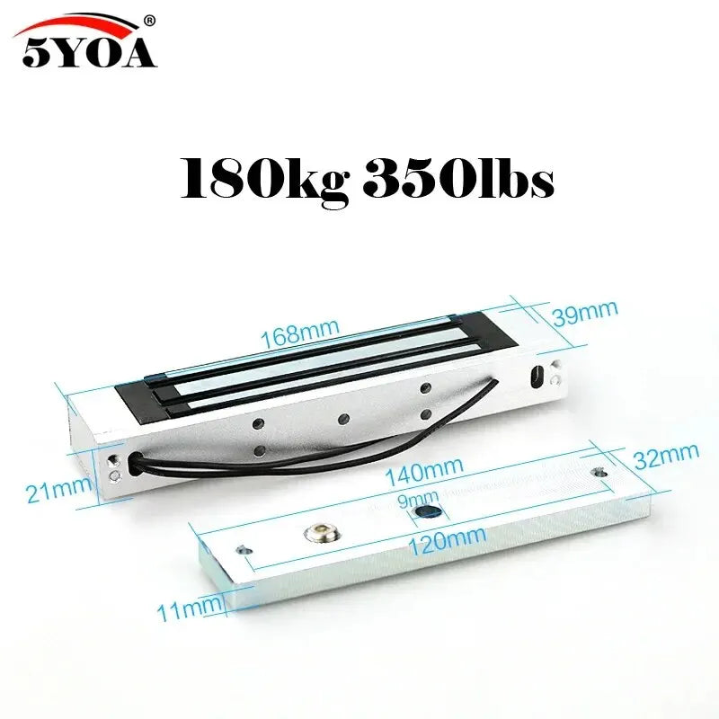5YOA Magnetic Lock Electronic Door Lock Electric Gate Opener Suction Holding Force Electromagnetic For Access Control System