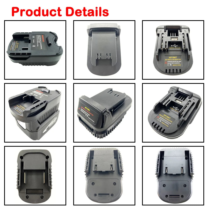 Battery Adapter Converter For Makita to for Ridgid AEG,For Ridgid/AEG to for Milwaukee,For Ridgid / AEG to for Makita Power Tool