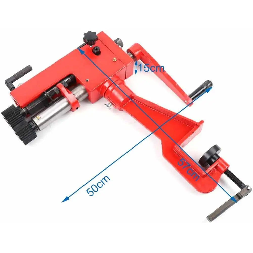 7-Inch Manual Sheet Metal Bender with 6 Dies for Bending, Beading, and Edging Metal Sheets