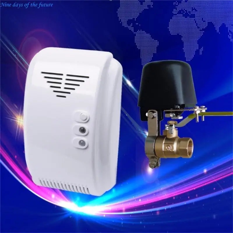 Methane Gas Leak Detector Alarm LPG Detector with Automatic Manipulator Shut E65A