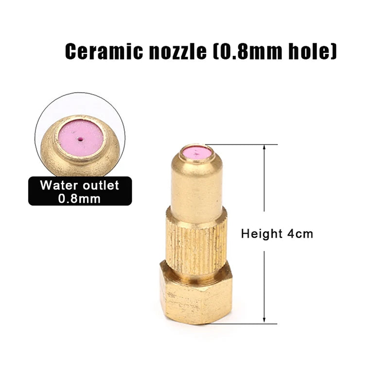Agricultural Irrigation Nozzle 16*41*8MM Adjustable Pottery Nozzle Pottery Adjustable Spray Effortless Installation