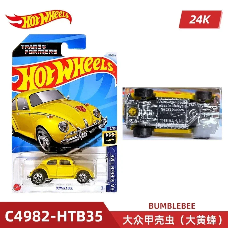 2024 C4982 Case K Original Hot Wheels 1/64 Miniatures Cars Hoteelws Model Car Hotweheels Hotwheels Vehicle Toys Model Scale Cars