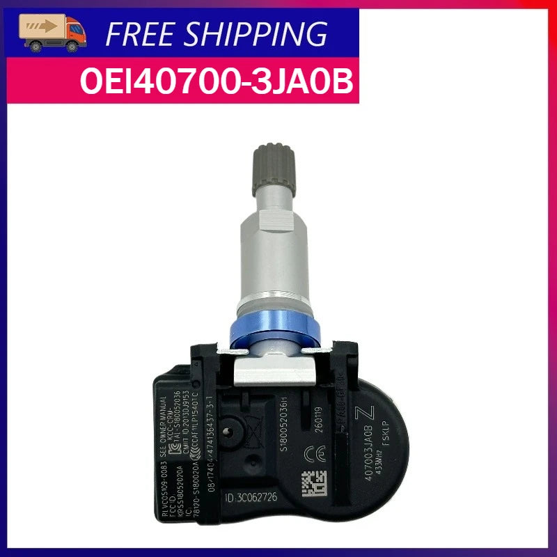 1/4PCS 40700-3JA0A 407003JA0B TIRE PRESSURE SENSOR FOR Infiniti Q50 Q60 QX50 QX56 QX60 Nissan Murano Pathfinder TPMS 433MHz