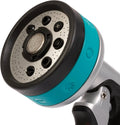 Garden Hose Nozzle with 8 Spray Patterns, Heavy Duty Front Control for Lawn Watering, Easy to Use