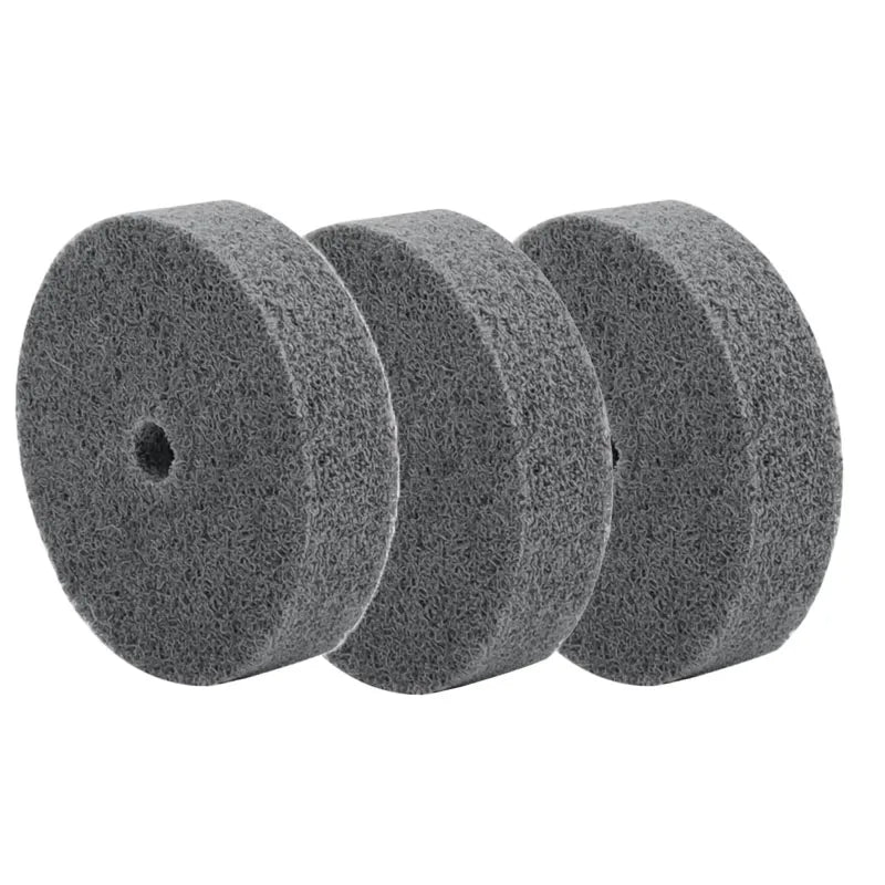 1/2/3/7Pcs 3 Inch Fiber Polishing Wheels, Durable Grinding & Polishing Discs for Bench Grinders & Polishing Machines