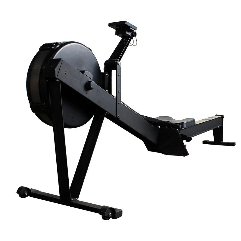 Gym Commercial Wind Resistance Rowing Machine, Foldable Smart Rowing Machine