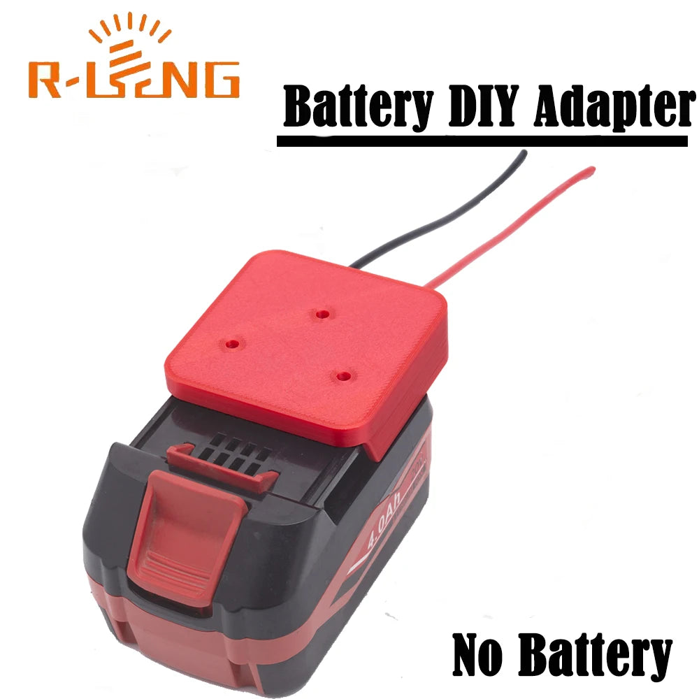 Battery DIY Adapter for KEYANG 20V Li-ion Batteries Power Output Converter with 14AWG Wires for Power Tools Robotics DIY Project