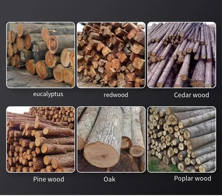 High Power Industrial Electric Automatic Horizontal Hydraulic Mobile Automatic Wood Splitting Machine