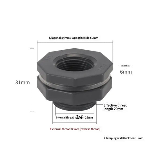 1 Set 3/4 Inch Rain Bucket Valve Fittings Connectors PVC Rain Bucket Diverter Kit Water Pipe Fittings Home Spray Gun Accessories