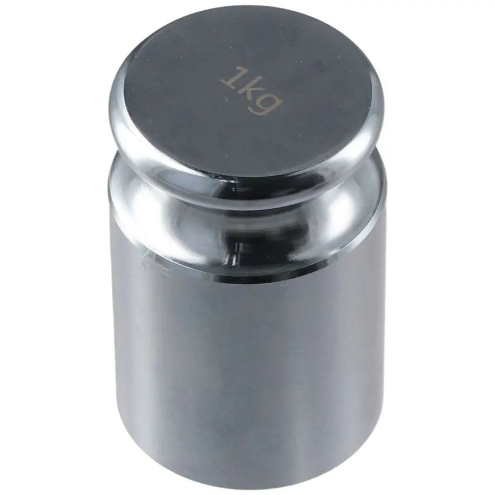 Silver 1000 g Calibration Weight Stainless Steel 1KG Scale Calibration Weight High Precision Gram Weights