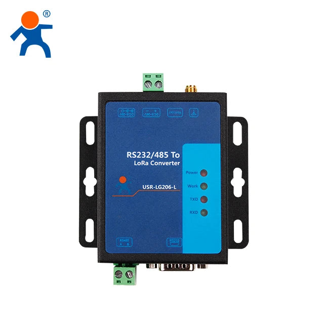 USR-LG206-H-P Serial RS232 RS485 To LoRa Converter Point To Point Mode