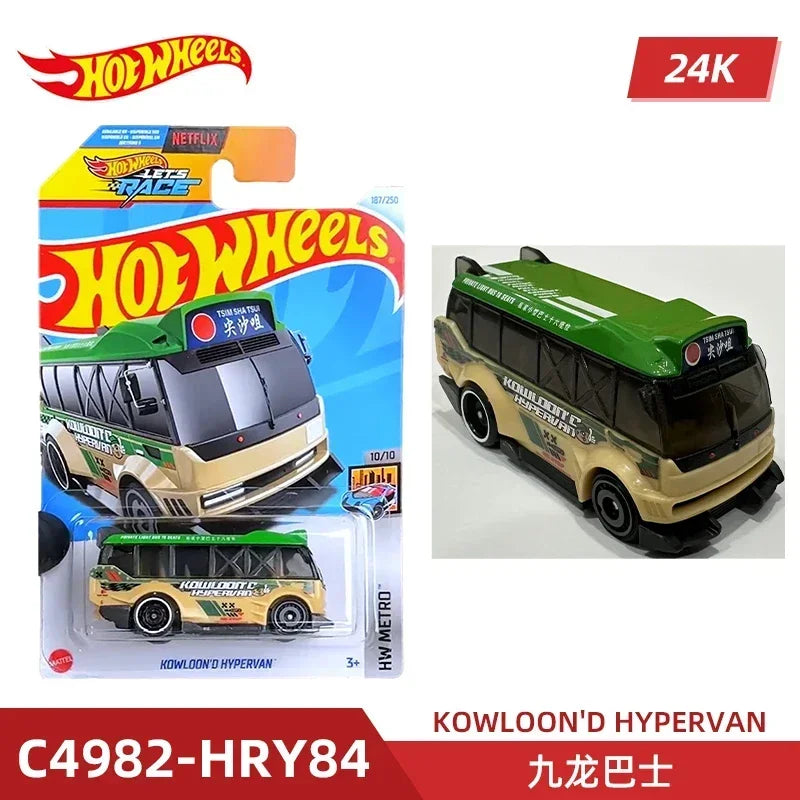 2024 C4982 Case K Original Hot Wheels 1/64 Miniatures Cars Hoteelws Model Car Hotweheels Hotwheels Vehicle Toys Model Scale Cars