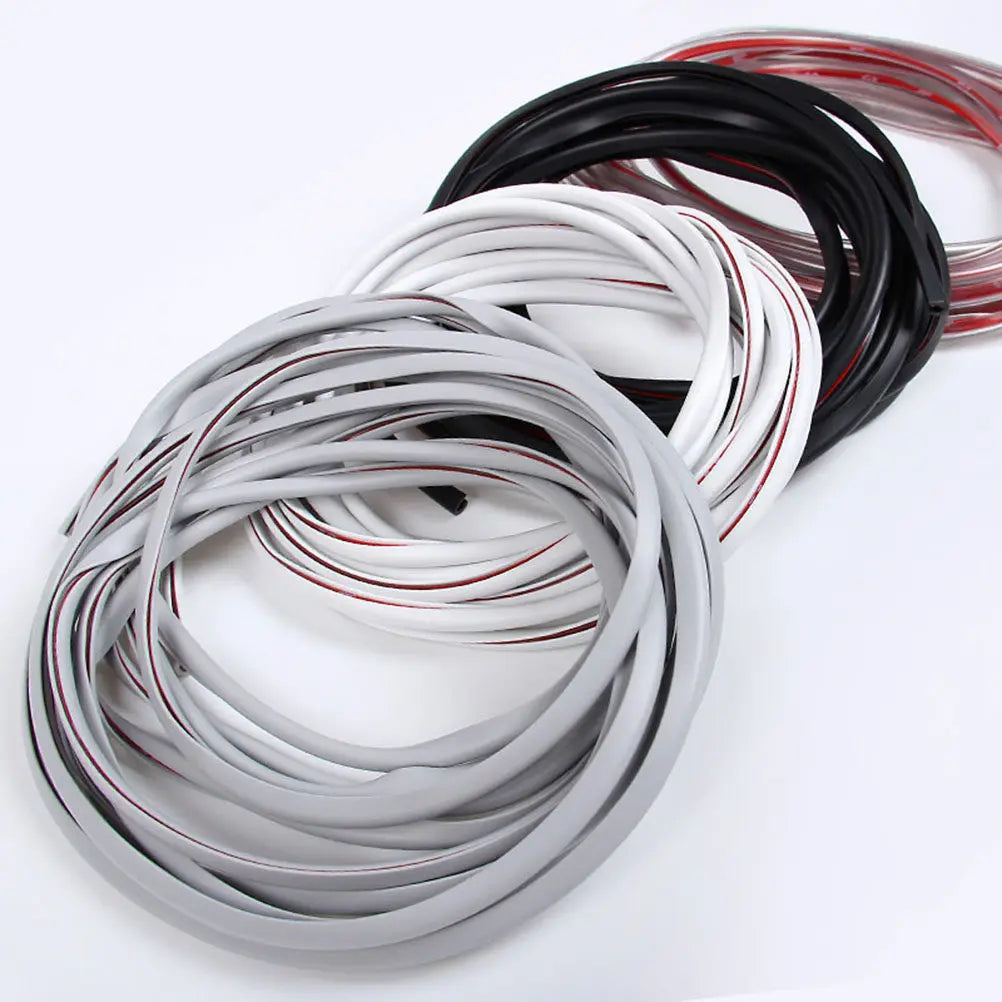 5M Premium PVC Door Guards for Sedan Cars Thin Slim Invisible Design Heat Resistant Abrasion Proof Waterproof Easy Install