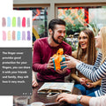 100Pcs Protective Finger Covers Cotton Finger Protectors Breathable Wear Resistant Gloves for Working Craft Gardening
