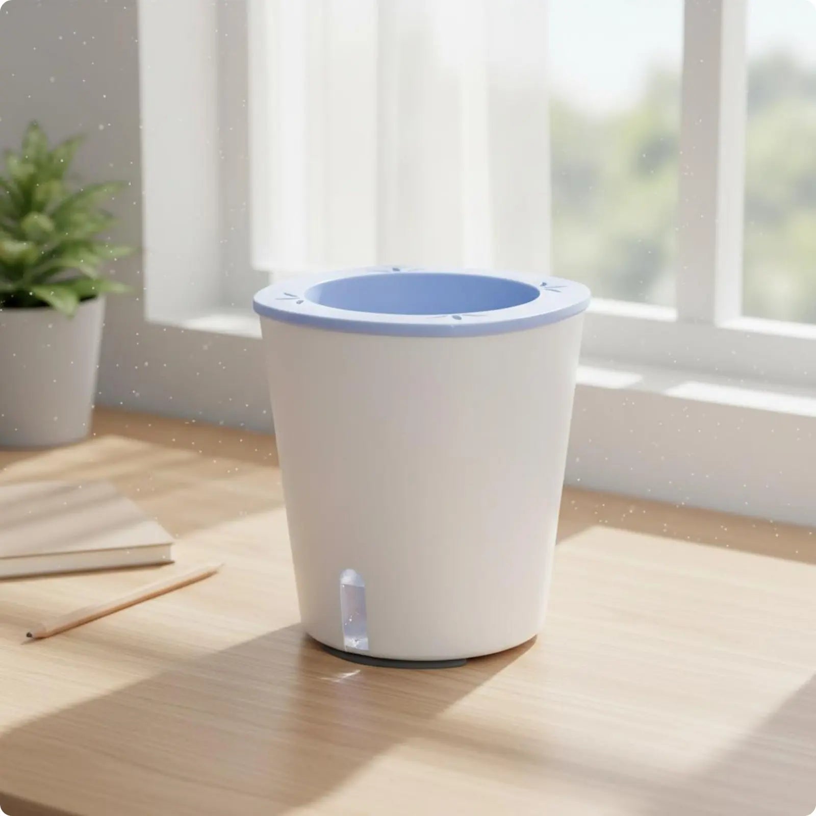 Self Watering Planter Easy to Clean Self Watering Pot Water Reservoir Planter Non Garden Container Resistant