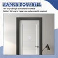 A72Z M6 Doorbell Outdoor Button Wireless Doorbell Smart Wifi Doorbell Home Alarm Smart Doorbell Wireless 433 Doorbell