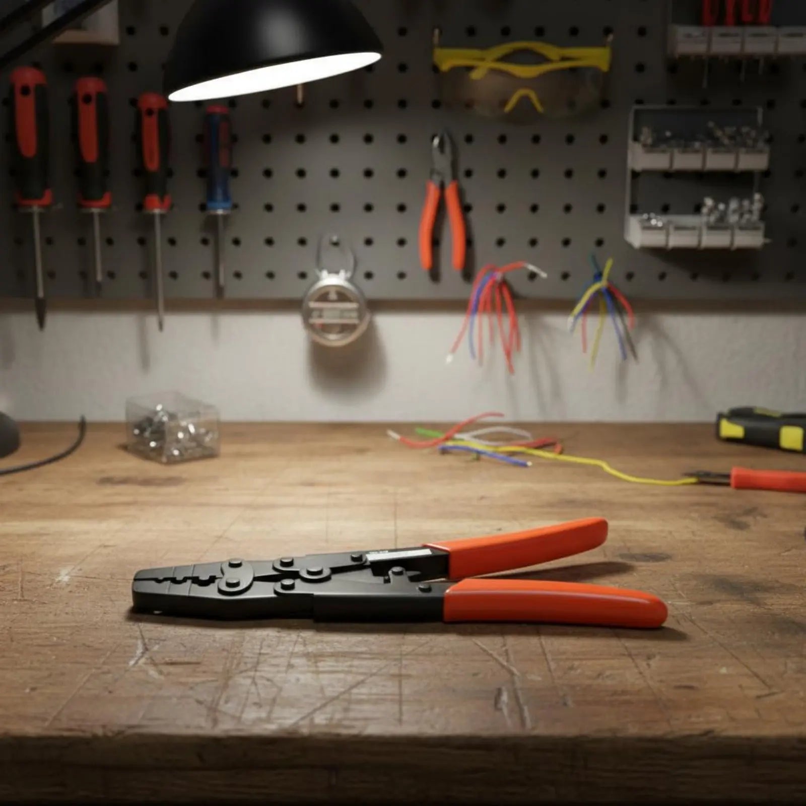 Ratchet Crimping Plier Labor-Saving Wire Connector Crimping Tool Terminal Crimper Easy to Use Wiring Pliers for DIY Hobbyists