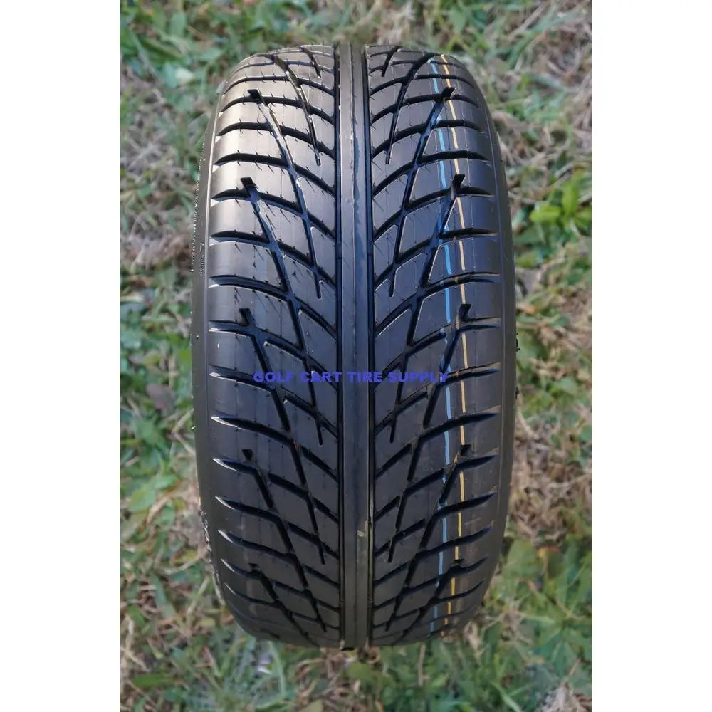 10 Inch Black Wheels and 205/50-10 DOT Golf Cart Tires - Set of 4