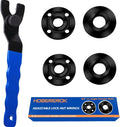 Universal Angle Grinder Wrench & Nut Kit (5PCS) for Quick Disc Replacement on 4.5"/5"/7" Grinders