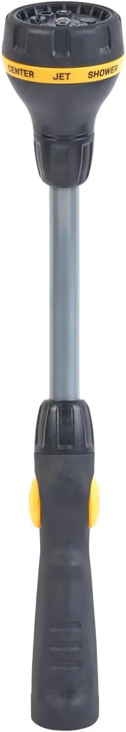 8-Pattern Watering Wand with Relax Grip, 15-Inch Adjustable Sprayer for Easy Garden Care