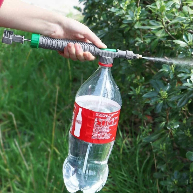 Adjustable Beverage Bottle Spray Watering Nozzle Watering Can Pressure Atomizing Nozzle Gardening Tools