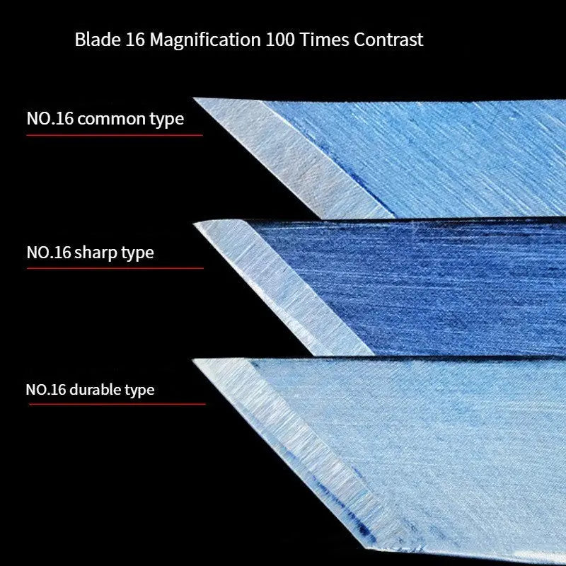 100pcs Engraving Non-Slip Metal Knife Blades Cutter Craft Knives for Mobile Phone PCB Repair Hand Tools Accessories