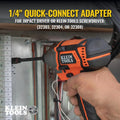 3-in-1 Impact Flip Socket Set, 1/4 & 5/16 Hex Nut Drivers, 3 & 5-Inch, Quick-Connect Adapter