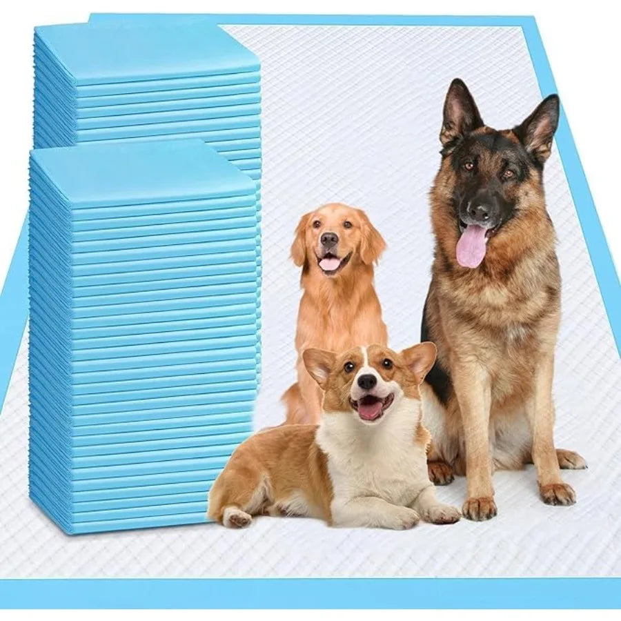 XXXXL Puppy Pee Pads 31x47 100 Count Extra Large for Dogs Leak-Proof Super Absorbent Thicken Disposable Potty Training Pads for