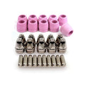 Plasma Consumables Kit for Primeweld CUT50 CUT50DP CT520 CT520DP Plasma Cutter AG60 Torch 1.0mm .040 Tip