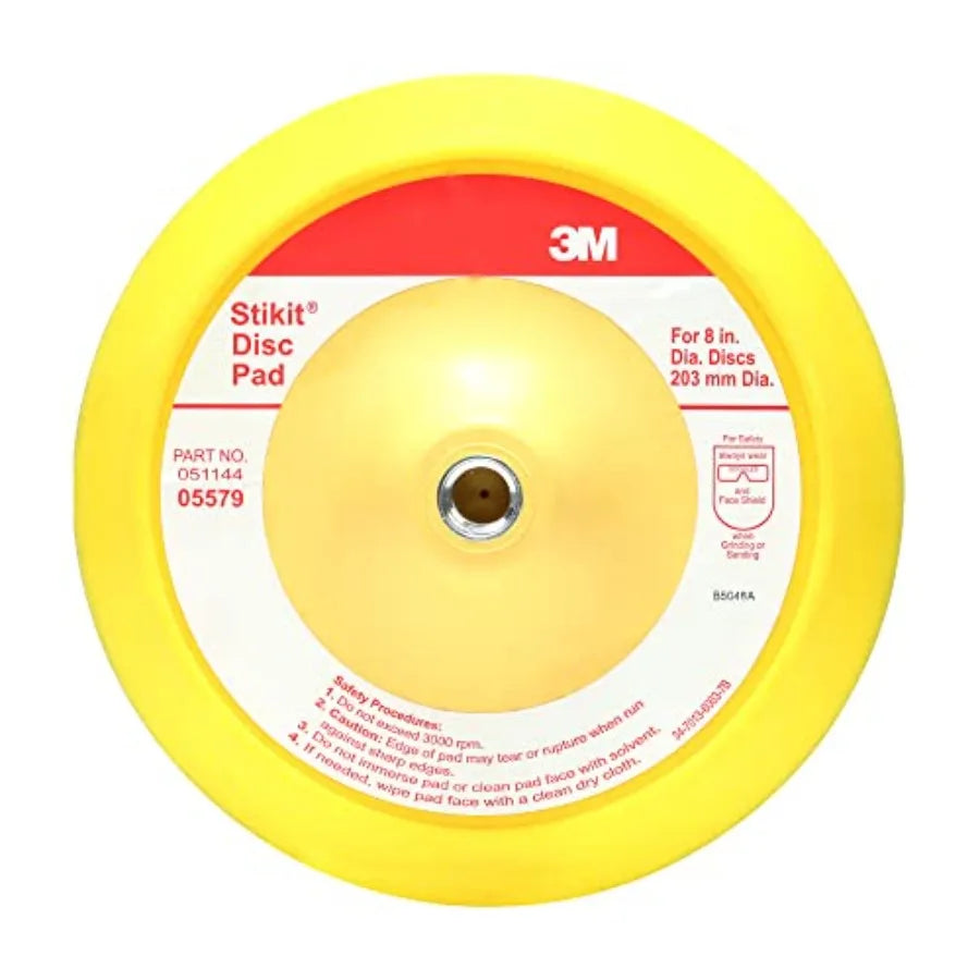 Stikit Disc Pad 05579 8 in For PSA Discs Abrasive Durable Foam Body